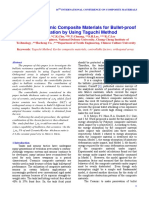 A Study of Ceramic Composite Materials For Bullet-Proof Optimization by Using Taguchi Method