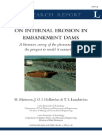 Internal Erosion in Embankment Dams - Research Report On PDF