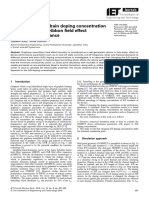 Impact of Source Drain Doping