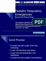 Pediatric Respiratory Emergency