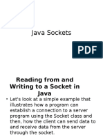 Java Sockets