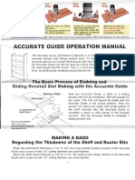 Acurate Router Jig-Manual