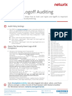 Login Logoff Auditing Quick Reference Guide