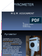 Pyrometer: M & M Assignment