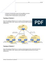 IS-IS Lab: Topology of Module 1