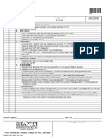 Post Op CABG Orders