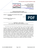 Case No. 16-cv-4014 CATERBONE v. The United States of America, Et - Al. AMENDED COMPLAINT December 30, 2016