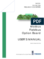 Vacon CX Modbus Board User Manual