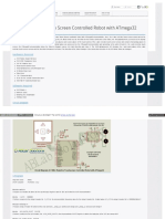 4 Wire Resistive Touch Screen Controlled Robot With Atmega32