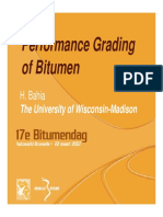 Performance Grading of Bitumen