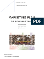 Marketing Plan - Health Shake