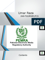 Umar Raza: 268-FSS/MSMC/F15