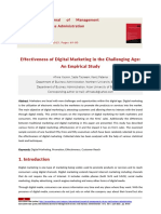 Effectiveness of Digital Marketing in The Challenging Age An Empirical Study1