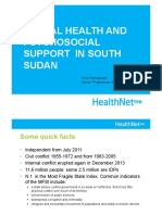 Mhpss South Sudan Hntpo