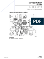 Adjust Valves and Unit Injectors