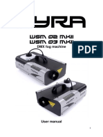 Ayra WSM 02 03 Mkii Fog Machine User Manual