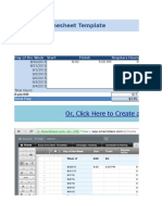 Timesheet Template