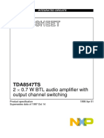 Data Sheet: TDA8547TS