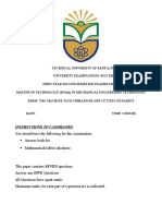 EMMU 7244-Machine Tool Vibrations and Cutting Dynamics-Exam July 2016