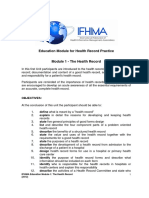 Module1the Health Record PDF