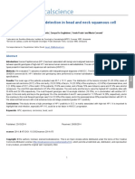 Human Papillomavirus Detection in Head and Neck Squamous Cell Carcinoma