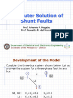 EE251 Note 10 - Computer Solution of Shunt Faults