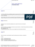 Robtest Issue and Robot Inventory Issue