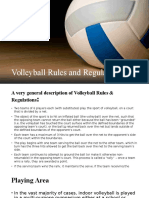 Volleyball Rules and Regulation