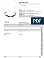 Product Data Sheet: Ethernet Connexium Fiber Optic Cable - 2 MT-RJ Connectors - 3 M