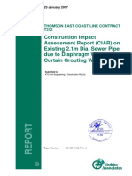 Impact Assessment For Underground Pipe