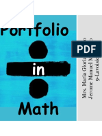 Portfolio in Math (3rd)