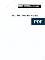 Dumptruck Operator Manual