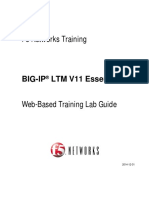 F5 BIG IP LTM Essentials WBT Lab Guide v11