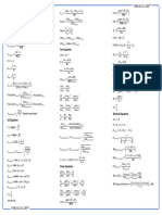 Air Balance Equation Sheet