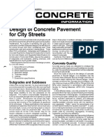 Concrete Information - Design of Concrete Pavement For City Streets