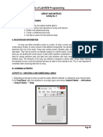 Activity 5 Arrays and Matrices