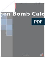 Oxygen Bomb Calorimeter Experiment To Fi