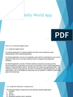 Parts of HelloWorld Application