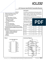 +5V Powered, Dual RS-232 Transmitter/Receiver: Features Description