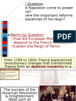 Napoleon Bonaparte and The Congress of Vienna