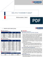 HSL PCG "Currency Daily": 08 December, 2016