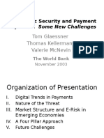 Tom Glaessner Thomas Kellermann Valerie Mcnevin: Electronic Security and Payment Systems: Some New Challenges