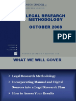 Legal Research Methodology