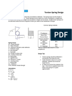 Torsion Spring Design Info