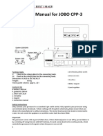 JOBO CPP-3 Manual GB V1.1 26.03.13 PDF