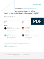 Network Performance Optimization A Case Study of Enterprise Network Simulated in OPNET