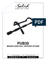 Pullup Bar Instructions