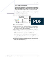 How To Fix The Nozzle Defects: Press ENTER For Printheads Menu