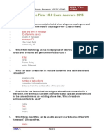 CCNA 4 Practice Final v5.0 Exam Answers 2015 100