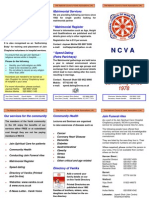 NCVA Services Leaflet